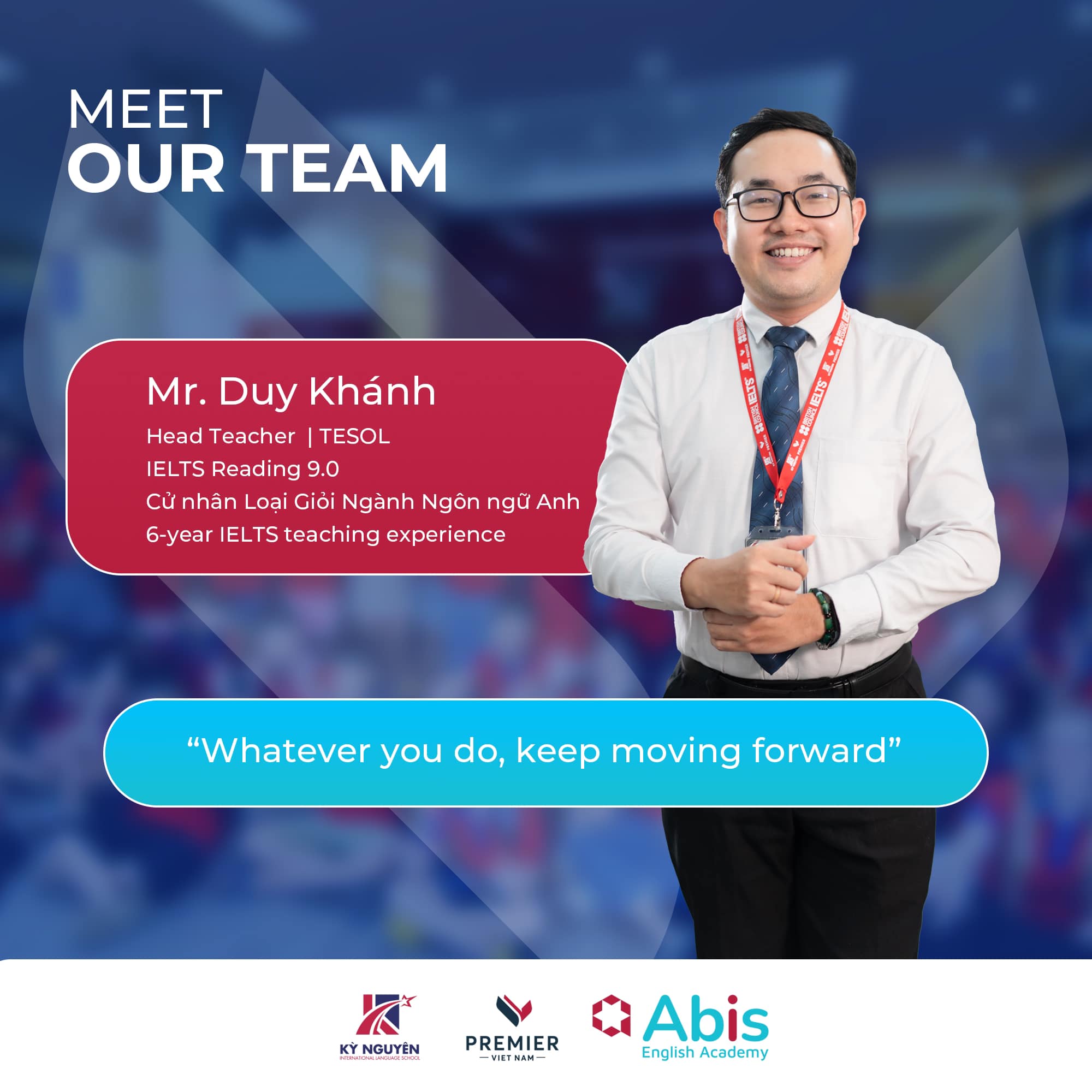 Nguyễn Duy Khánh - Giáo viên tiếng Anh