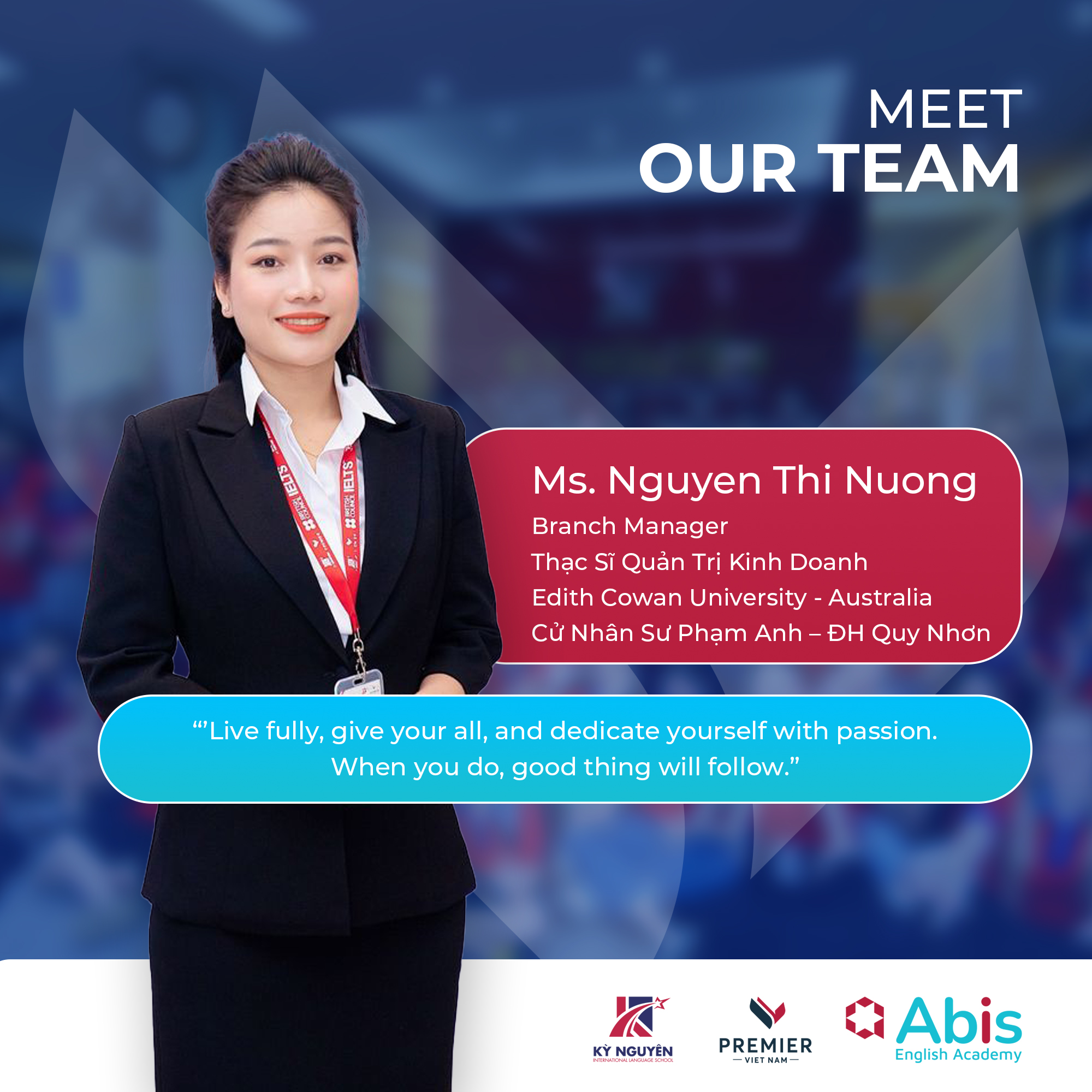 Nguyễn Thị Nương - Giáo viên tiếng Anh